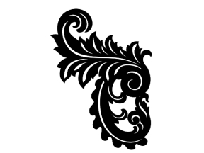 Mẫu mẫu hoa góc lá tây cnc model dxf