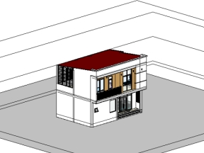 Mẫu nhà ngang kt 10x7m 2 tầng đẹp