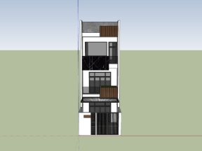 Mẫu nhà ở 3 tầng 5x20m