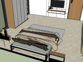 Mẫu nội thất phòng ngủ đơn giản mới
