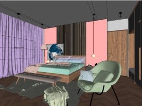 Mẫu nội thất phòng ngủ model su việt nam