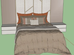 Mẫu nội thất phòng ngủ sketchup