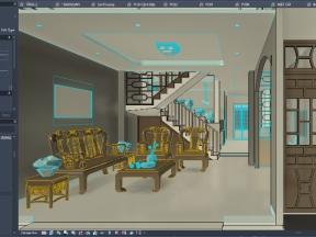 Mẫu revit cải tạo nhà phố 2 tầng 6x17m 