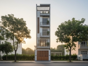 Mẫu revit chi tiết nhà phố 5 tầng 3,9x19m