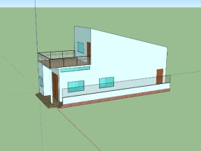 Mẫu su nhà nhà 1 tầng 1 tum đơn giản