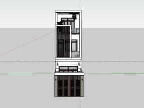 Mẫu su nhà phố kiểu mới 3 tầng 4x19m