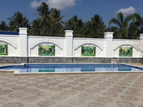 Mẫu thiết kế hồ bơi gia đình kích thước 5x10m - Full Kiến trúc + Kết cấu