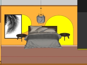 Mẫu thiết kế phòng ngủ file sketchup