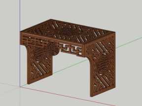 Mẫu trang thờ treo model sketchup, dxf chuẩn nét, đã chế biến và lắp đặt