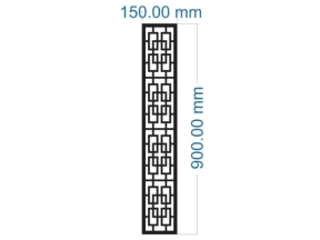 Mẫu vách ngăn cnc sang trọng dxf