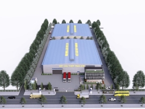 Mẫu xưởng lắp ghép 15x100m