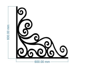 Model 2d cnc hoa góc đẹp dxf