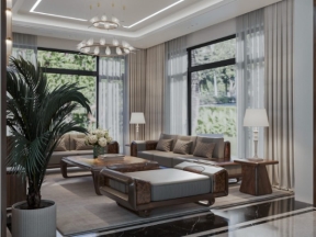 Model 3d phòng khách cực đẹp