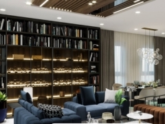 Model 3dmax dựng mẫu nội thất nhà phố siêu đẹp sang trọng