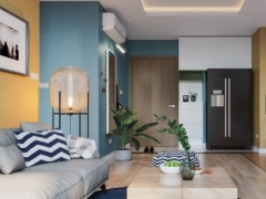 Model 3dmax thiết kế nội thất căn hộ chung cư đẹp
