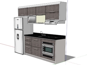 Model bản vẽ nội thất phòng bếp mới nhất