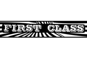 Model cắt cnc chữ first class hoa văn trang trí đẹp