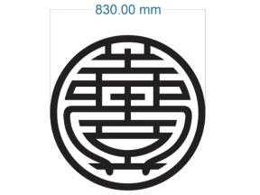 Model cắt cnc chữ thọ đẹp