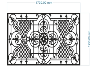 Model cắt cnc giếng trời đẹp