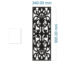 Model cắt cnc lan can dxf