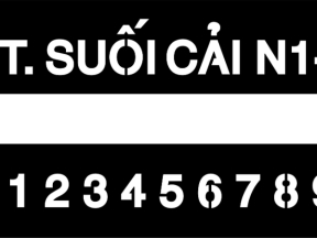 Model cắt cnc số và biển bảng