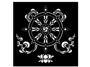 Model cnc bánh xe pháp luân dxf