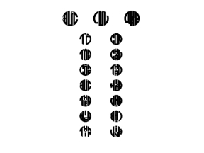 Model cnc chữ tròn 2d jdp