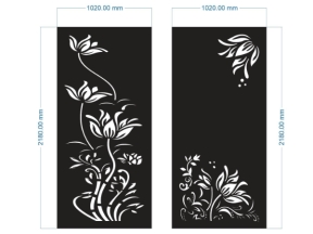 Model cnc cổng 2 cánh hoa mới nhất