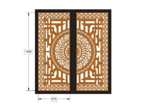 Model cnc cổng 2 cánh trống đồng 2d giá tốt