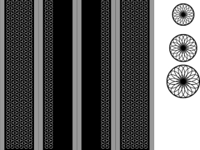 Model cnc cổng 4 cánh có chông và hoa văn mái kính
