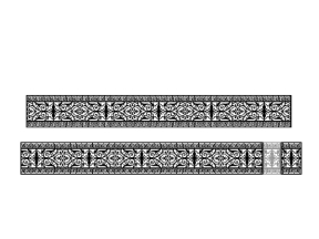 Model cnc cổng 4 cánh trống đồng và phụng