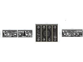 Model cnc cổng 4 cánh và hàng rào đẹp tháng 7