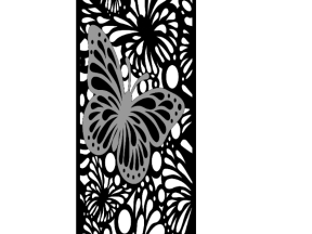 Model cnc cổng bướm 2 cánh