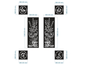 Model cnc cổng vạn sự như ý trúc dxf