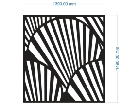Model cnc giếng trời hình vỏ sò cnc