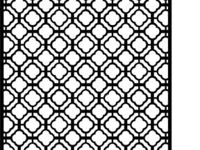 Model cnc giếng trời hoa