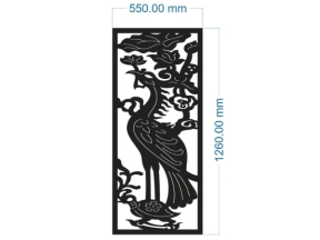 Model cnc hạc sen dxf