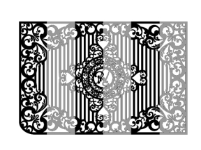 Model cnc hàng rào chữ phúc