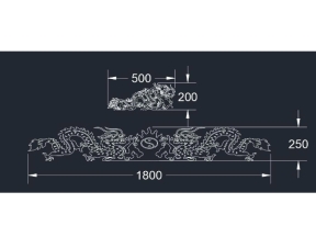 Model cnc hình rồng chầu mặt nguyệt đẹp