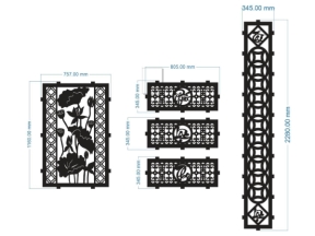 Model cnc hoa sen đồng tiền phước lộc thọ
