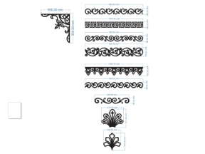 Model cnc hoa văn diềm mái kính đẹp nhất