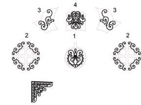 Model cnc hoa văn mái kính mới nhất