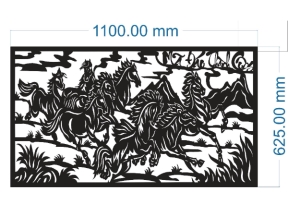 Model cnc tranh mã đáo thành công
