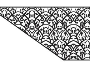 Model cnc vách cầu thang