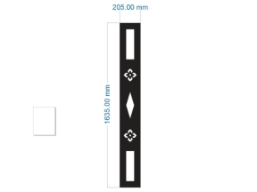 Model cnc vách cổng hoa mới