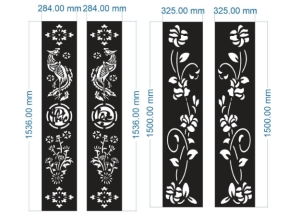 Model cnc vách cổng phúc lộc hoa
