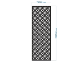 Model cnc vách hình đồng tiền