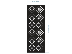 Model cnc vách ngăn đơn giản dxf