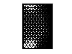 Model cnc vách ngăn hoa văn tam giác