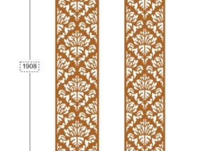 Model cnc vách ngăn lá mới